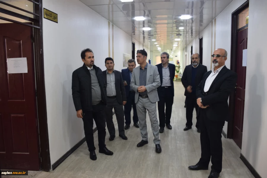 بازدید رئیس دانشگاه ملی مهارت  واحد استانی کردستان، از آموزشکده ملی مهارت واحد سقز 3