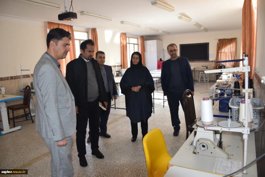 بازدید رئیس دانشگاه ملی مهارت  واحد استانی کردستان، از آموزشکده ملی مهارت واحد سقز 6