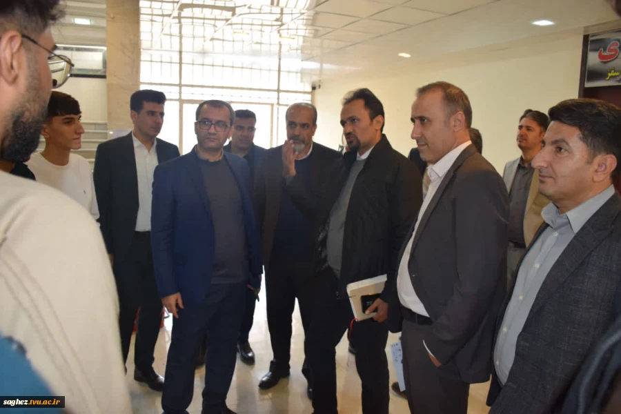 بازدید رئیس دانشگاه ملی مهارت  واحد استانی کردستان  از آموزشکده ملی مهارت واحد سقز 5