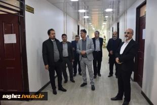 بازدید رئیس دانشگاه ملی مهارت  واحد استانی کردستان  از آموزشکده ملی مهارت واحد سقز 2