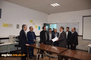 بازدید رئیس دانشگاه ملی مهارت  واحد استانی کردستان  از آموزشکده ملی مهارت واحد سقز 2
