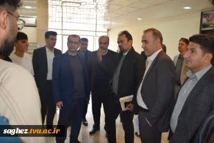 بازدید رئیس دانشگاه ملی مهارت  واحد استانی کردستان  از آموزشکده ملی مهارت واحد سقز 2