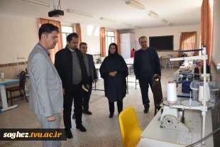بازدید رئیس دانشگاه ملی مهارت  واحد استانی کردستان  از آموزشکده ملی مهارت واحد سقز 3