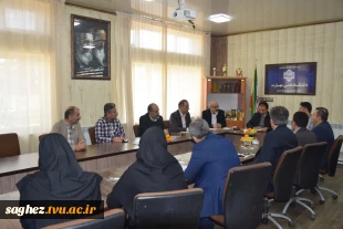 جلسه شورای اداری آموزشکده ملی مهارت سقز با حضور رئیس واحد استانی کردستان  13