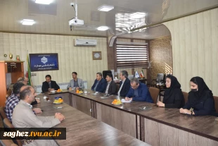 جلسه شورای اداری آموزشکده ملی مهارت سقز با حضور رئیس واحد استانی کردستان  14