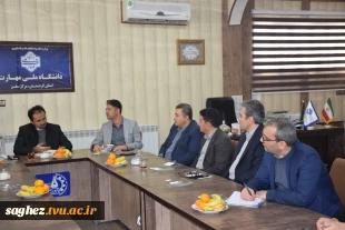 جلسه شورای اداری آموزشکده ملی مهارت سقز با حضور رئیس واحد استانی کردستان  15
