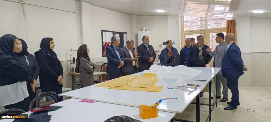 بازدید اعضای هیئت رئیسه دانشگاه ملی مهارت از آموزشکده سقز. 7