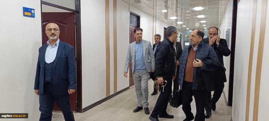 بازدید اعضای هیئت رئیسه دانشگاه ملی مهارت از آموزشکده سقز. 13
