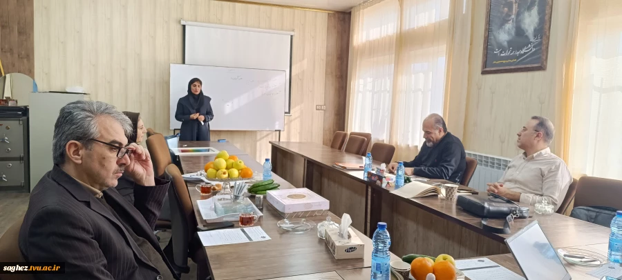 برگزاری جلسه کمیته تایید صلاحیت علمی اساتید متقاضی تدریس با حضور سرپرست واحد استانی کردستان 8