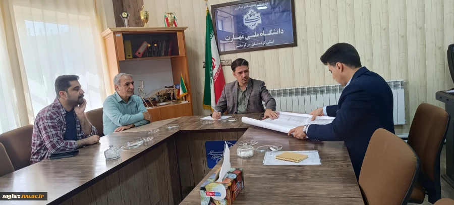 بازدید شرکت مهندسین مشاور، فکر و تدبیر شهر جهت طراحی پروژه های عمرانی دانشگاه ملی مهارت استان کردستان، مرکز سقز. 2
