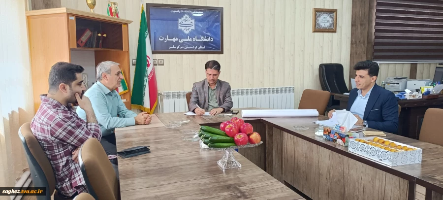 بازدید شرکت مهندسین مشاور، فکر و تدبیر شهر جهت طراحی پروژه های عمرانی دانشگاه ملی مهارت استان کردستان، مرکز سقز. 3