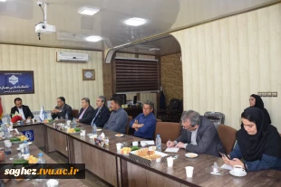 جلسه شورای اداری دانشگاه ملی مهارت، مرکز سقز با حضور ریاست استان و برخی از اعضای واحد استانی برگزارشد. 6