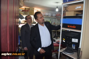 بازدید رئیس واحد استانی دانشگاه ملی مهارت کردستان و هیئت همراه از آموزشکده فنی سقز 2