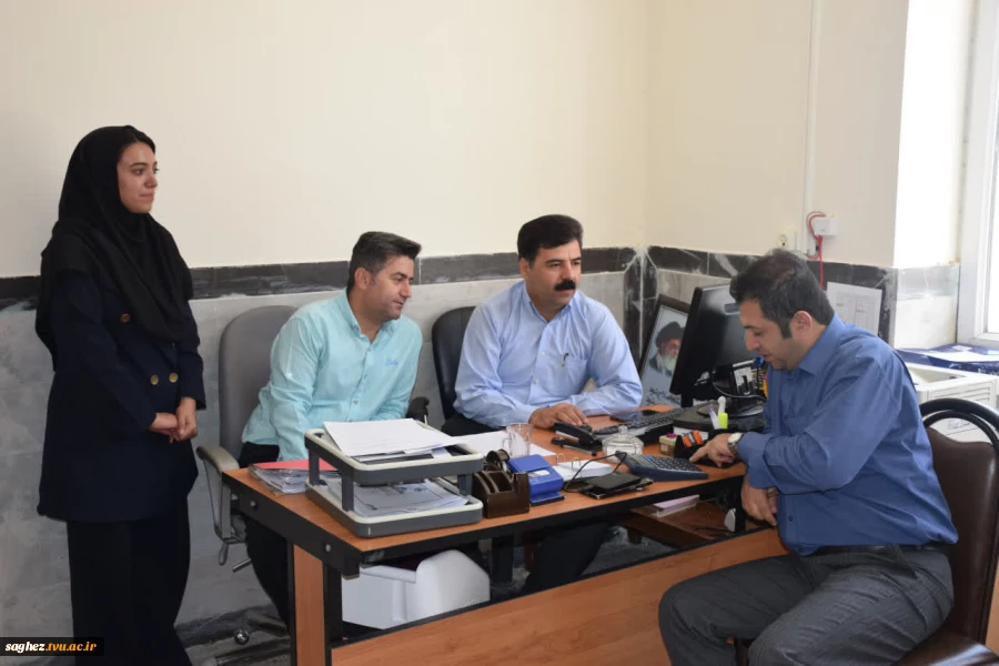 بازدید رئیس واحد استانی دانشگاه ملی مهارت کردستان و هیئت همراه از آموزشکده فنی سقز 3