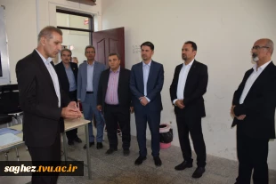 بازدید رئیس واحد استانی دانشگاه ملی مهارت کردستان و هیئت همراه از آموزشکده فنی سقز 6