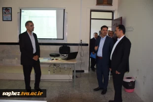 بازدید رئیس واحد استانی دانشگاه ملی مهارت کردستان و هیئت همراه از آموزشکده فنی سقز 8