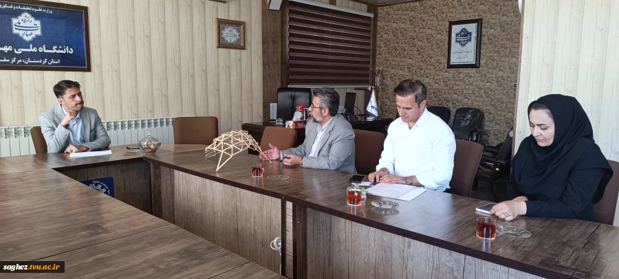  رایزنی جهت تبیین فرصت‌های همکاری آموزشی میان دانشگاه ملی مهارت استان کردستان، مرکز سقز و کمیته امداد شهرستان سقز 6